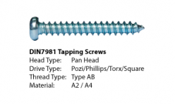 DIN7981 Tapping ScrewsDIN7981 Tapping ScrewsDIN7981 Tapping Screws